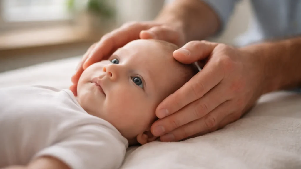 М’яка остеопатична корекція для немовлят у Києві: безпечний підхід з перших днів життя.