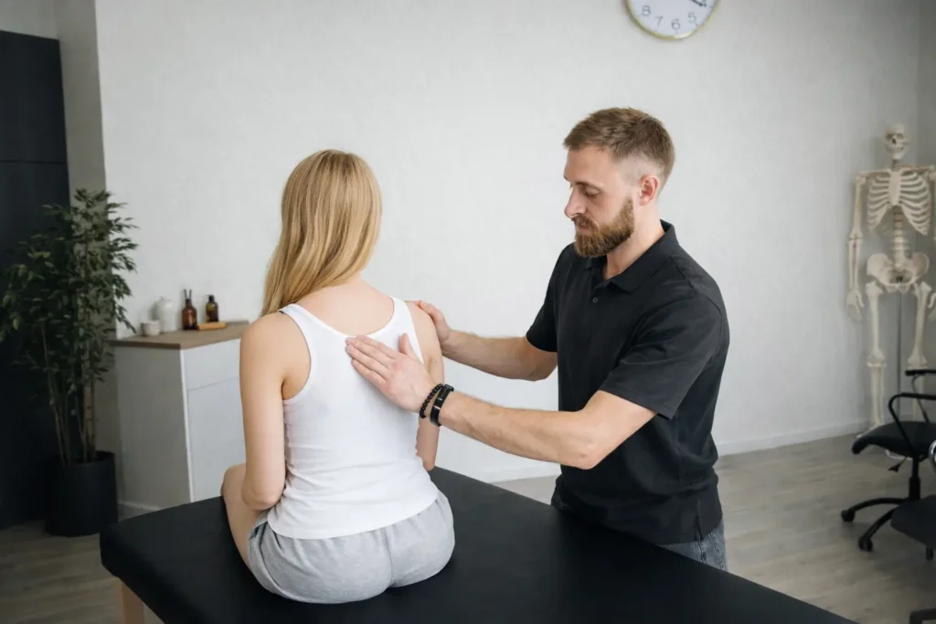 Діагностика хребта перед остеопатичною корекцією