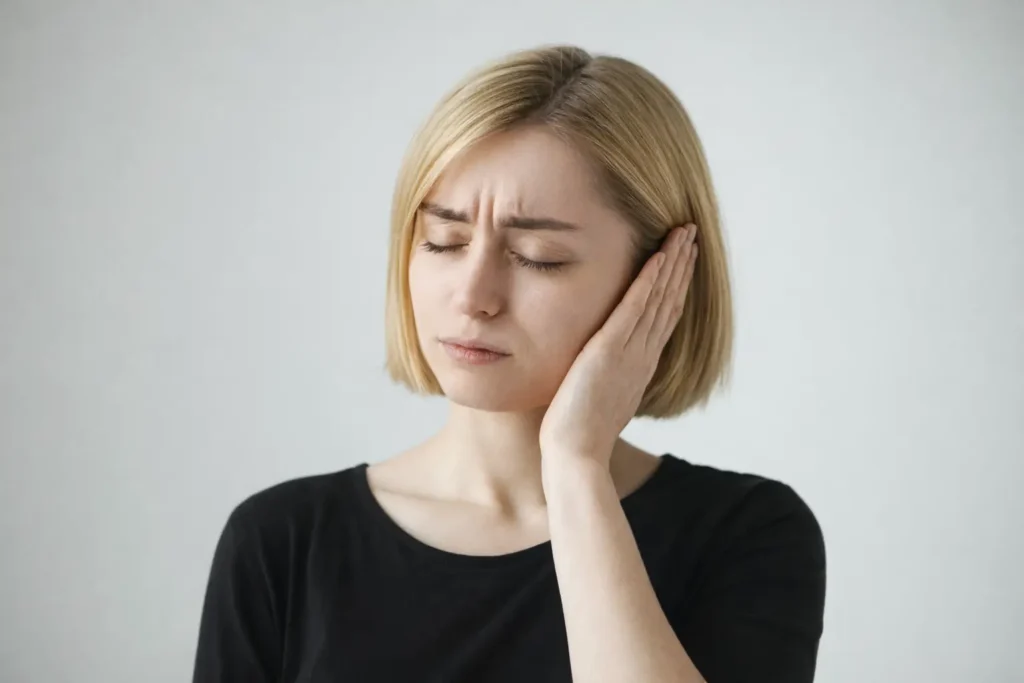 Симптоми дисфункції СНЩС: біль у щелепі та напруга жувальних м'язів