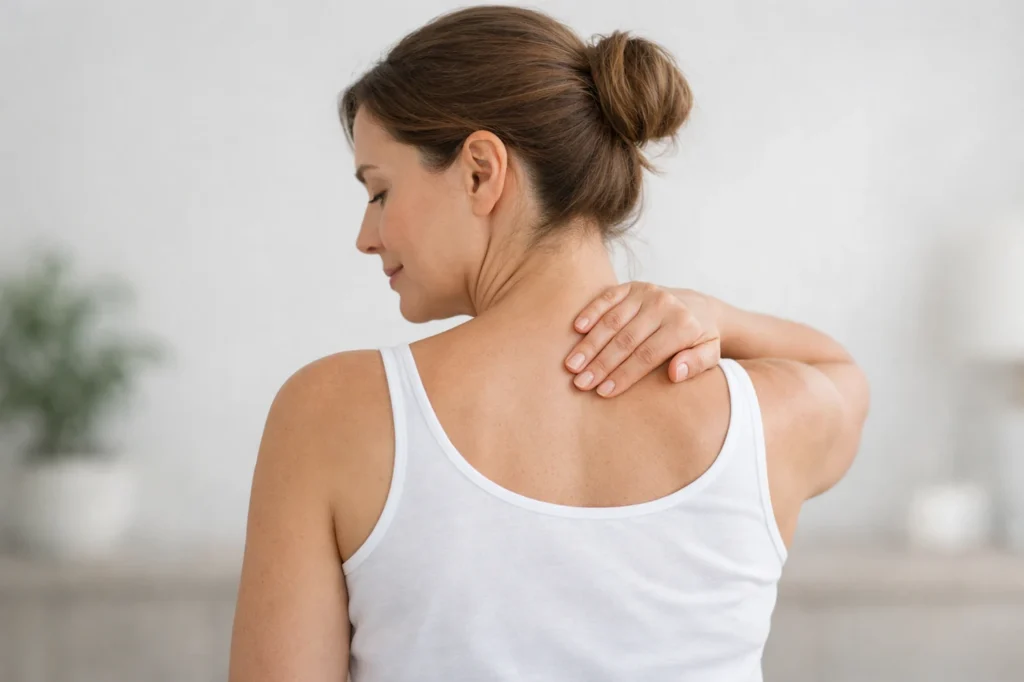 Біль у грудному відділі хребта між лопатками