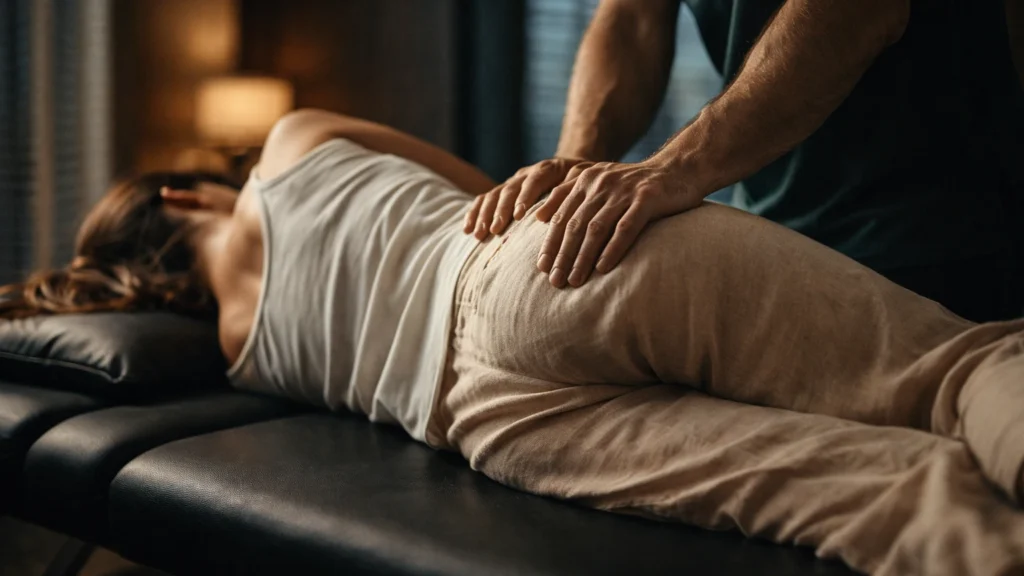 кінематографічна остеопатична робота поперек