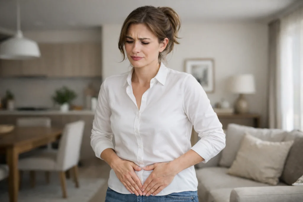 Дискомфорт у нижній частині живота як симптом порушення роботи сечостатевої системи