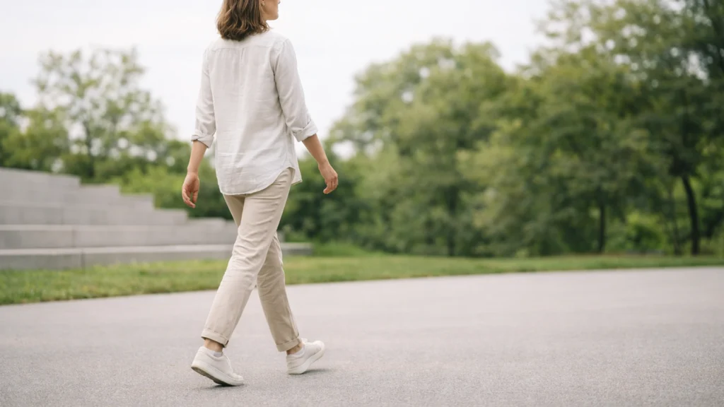 Баланс хребта та тіла під час ходьби