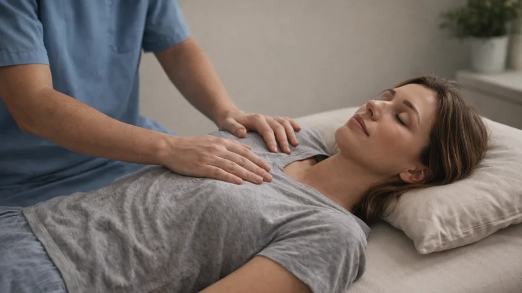 Остеопатична робота для зниження напруги та покращення сну