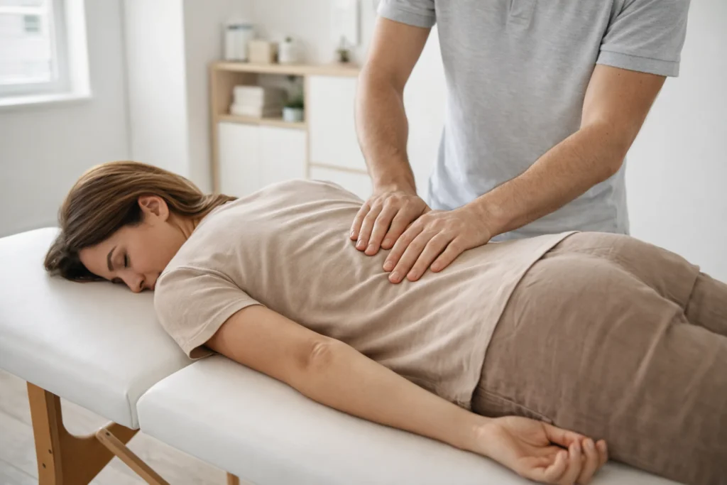 Остеопатична робота зі спиною