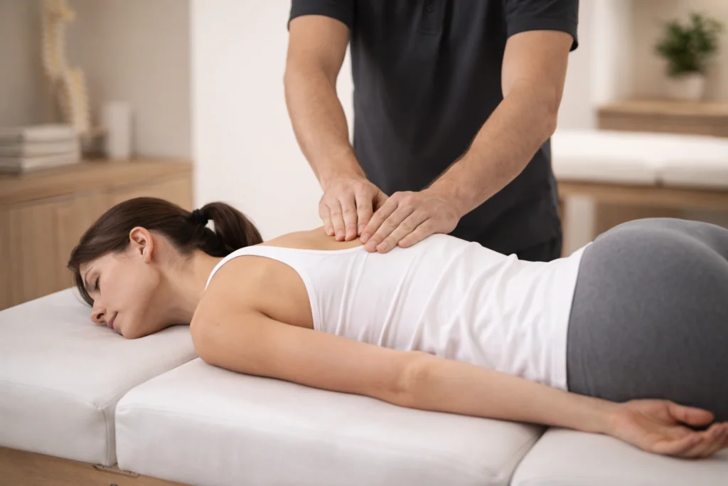 Остеопатична корекція при гіперкіфозі грудного відділу