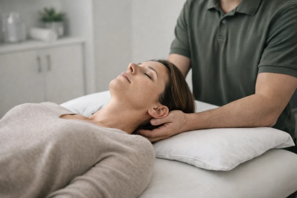 Остеопатична робота для регуляції автономної нервової системи