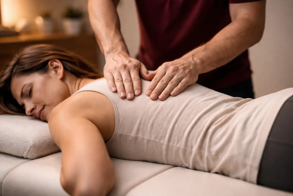 остеопатична корекція грудного відділу хребта