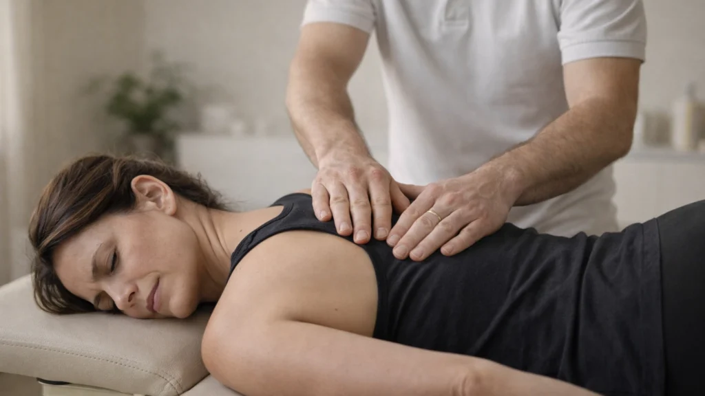 Остеопатична робота з грудним відділом хребта для зменшення симптомів невралгії